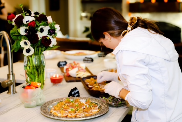 Chef Preparing Catering for a Corporate Event in Houston Texas